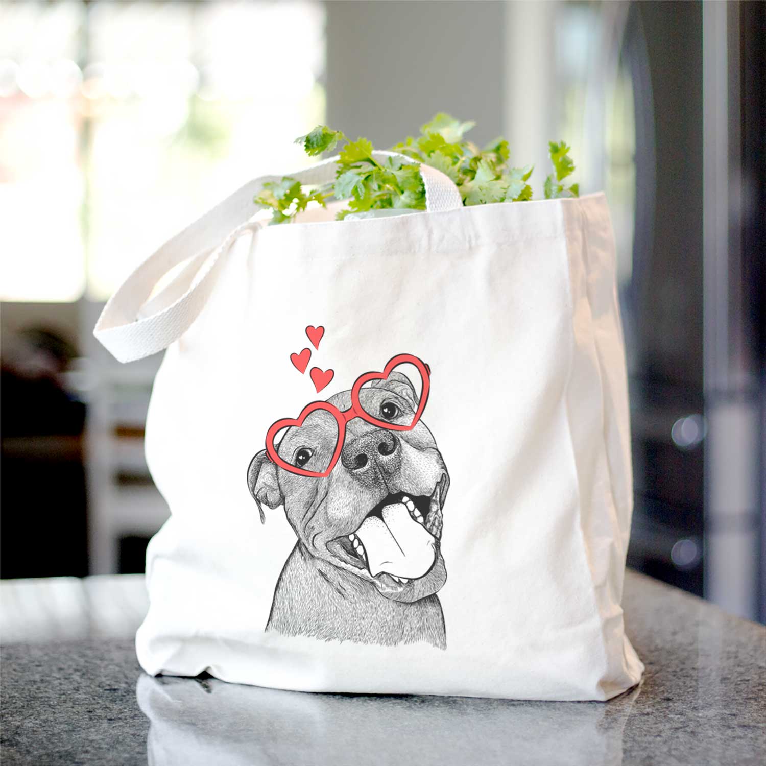 Eloise the Pitbull Mix - Tote Bag