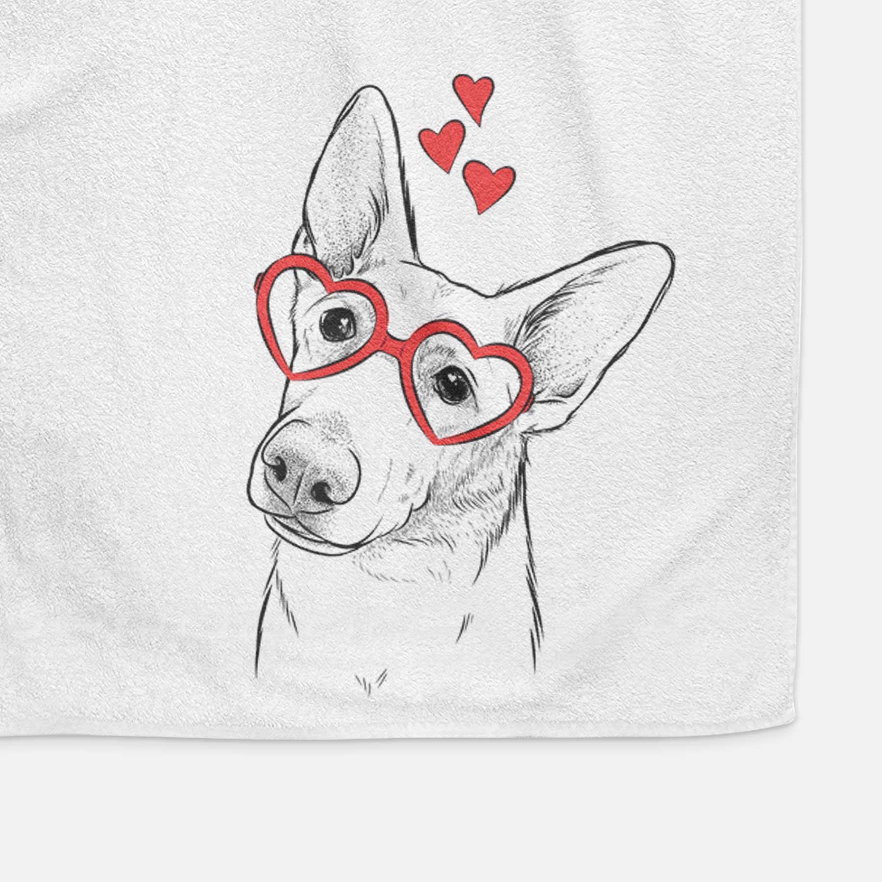 Elsa the German Shepherd Decorative Hand Towel