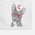 Elvira the Terrier Mix Decorative Hand Towel