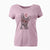 Valentine Elvira the Terrier Mix - Women's V-neck Shirt