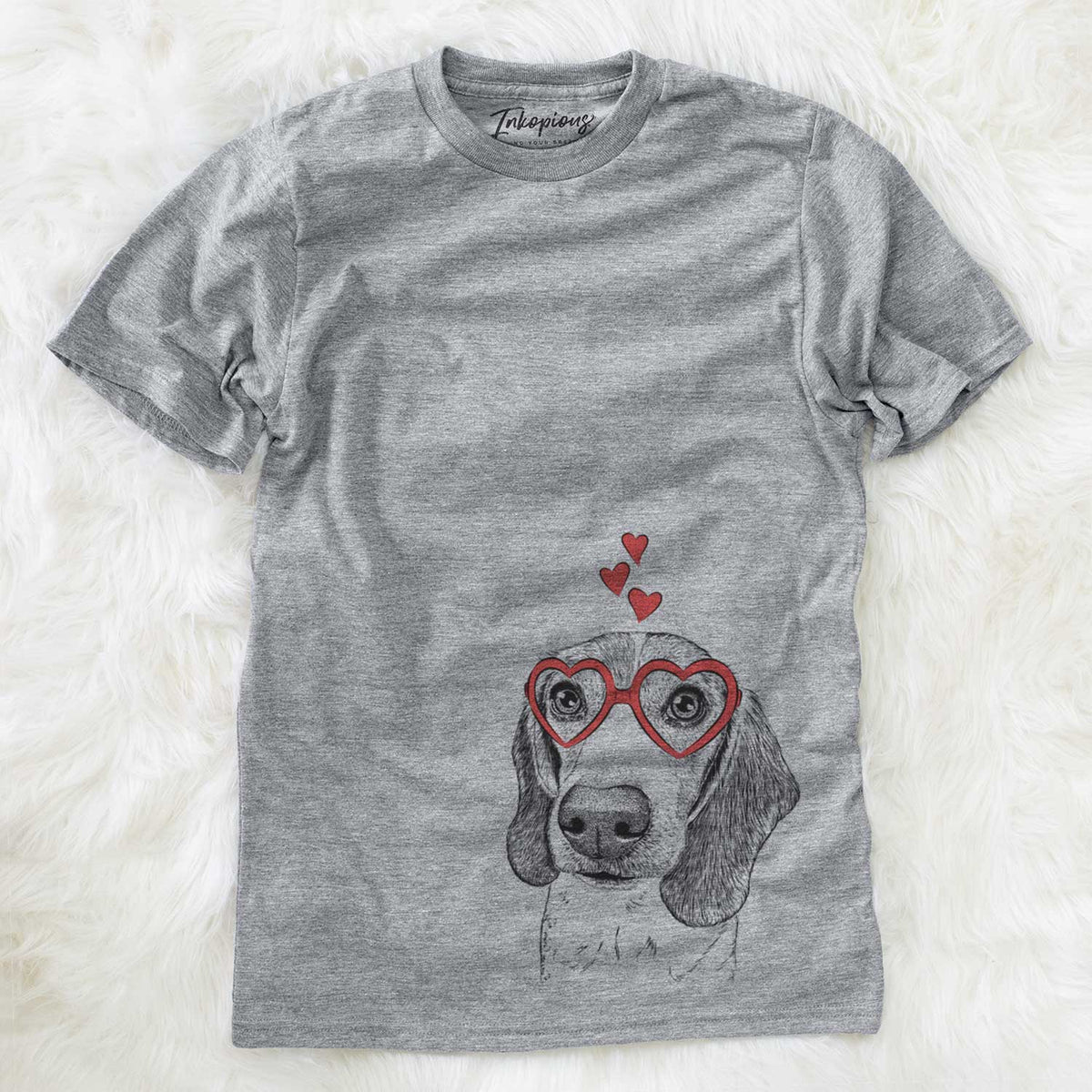 Valentine Elvis the Bluetick Beagle - Unisex Crewneck