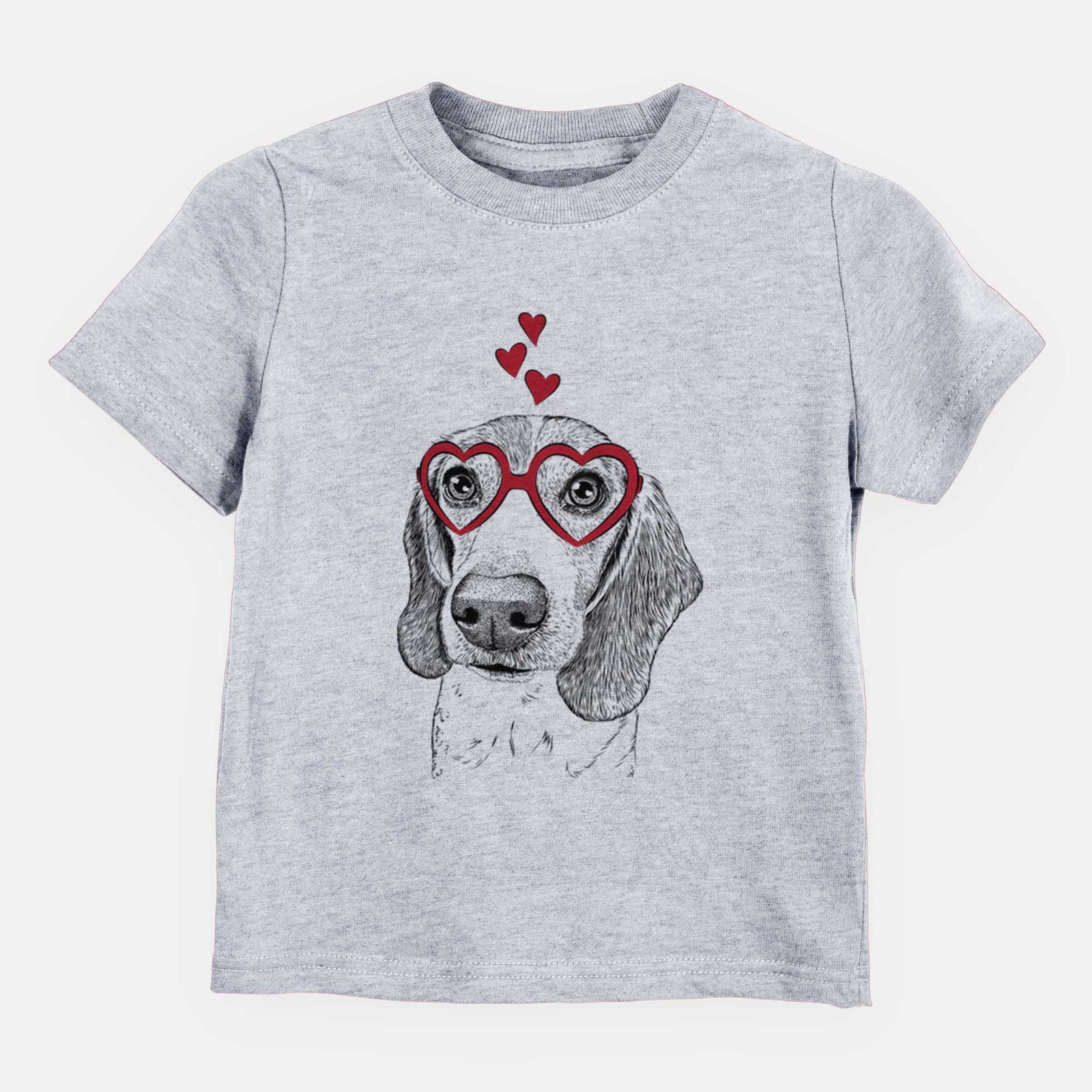 Valentine Elvis the Bluetick Beagle - Kids/Youth/Toddler Shirt