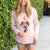 Valentine Elwood the Border Collie - Cali Wave Hooded Sweatshirt