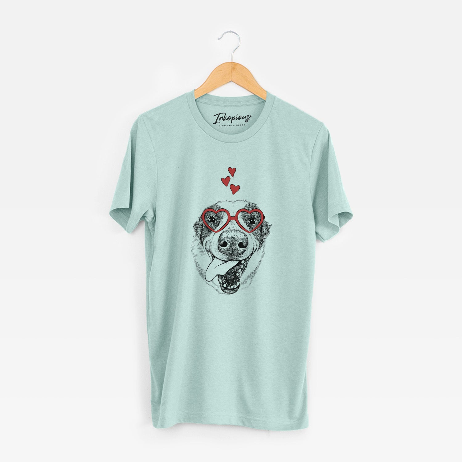 Valentine Elwood the Border Collie - Unisex Crewneck