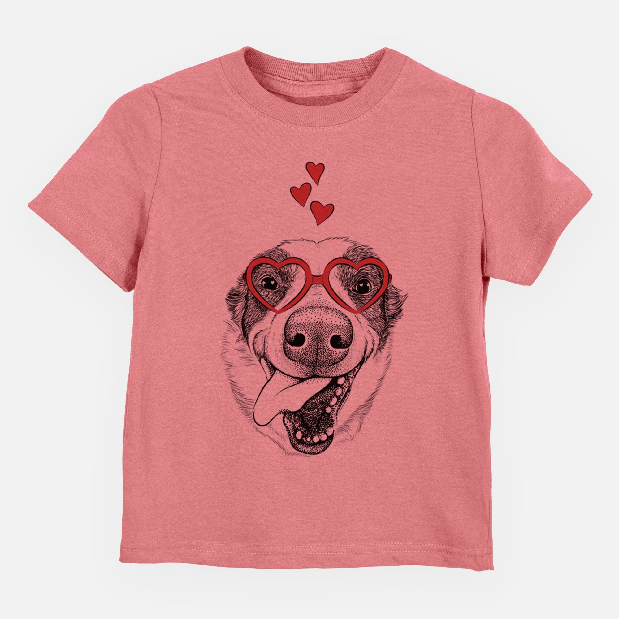 Valentine Elwood the Border Collie - Kids/Youth/Toddler Shirt