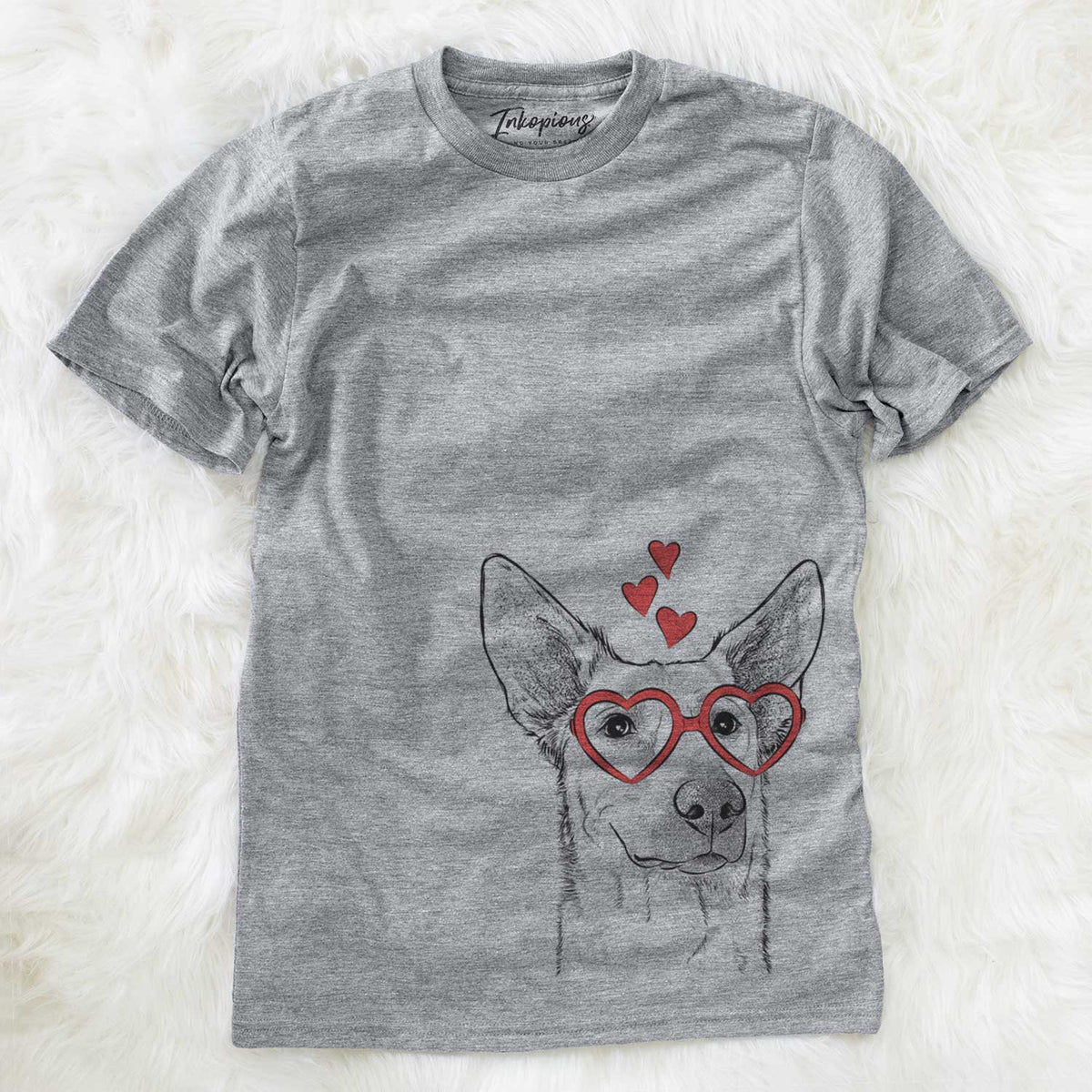 Valentine Ember the Shepherd Mix - Unisex Crewneck