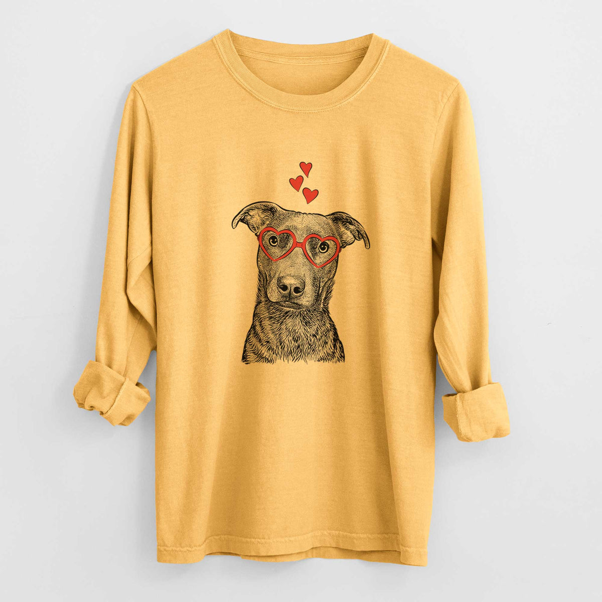 Valentine Embyr the Mixed Breed - Heavyweight 100% Cotton Long Sleeve