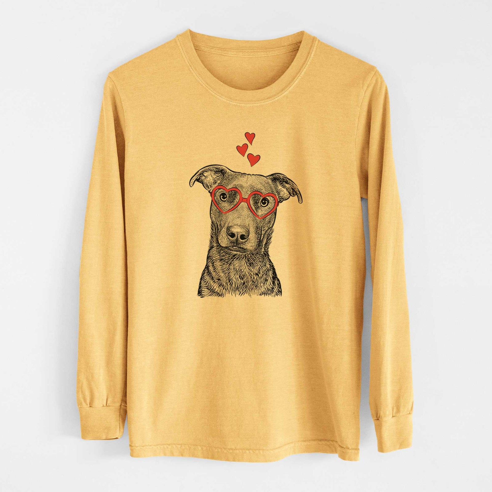 Valentine Embyr the Mixed Breed - Heavyweight 100% Cotton Long Sleeve