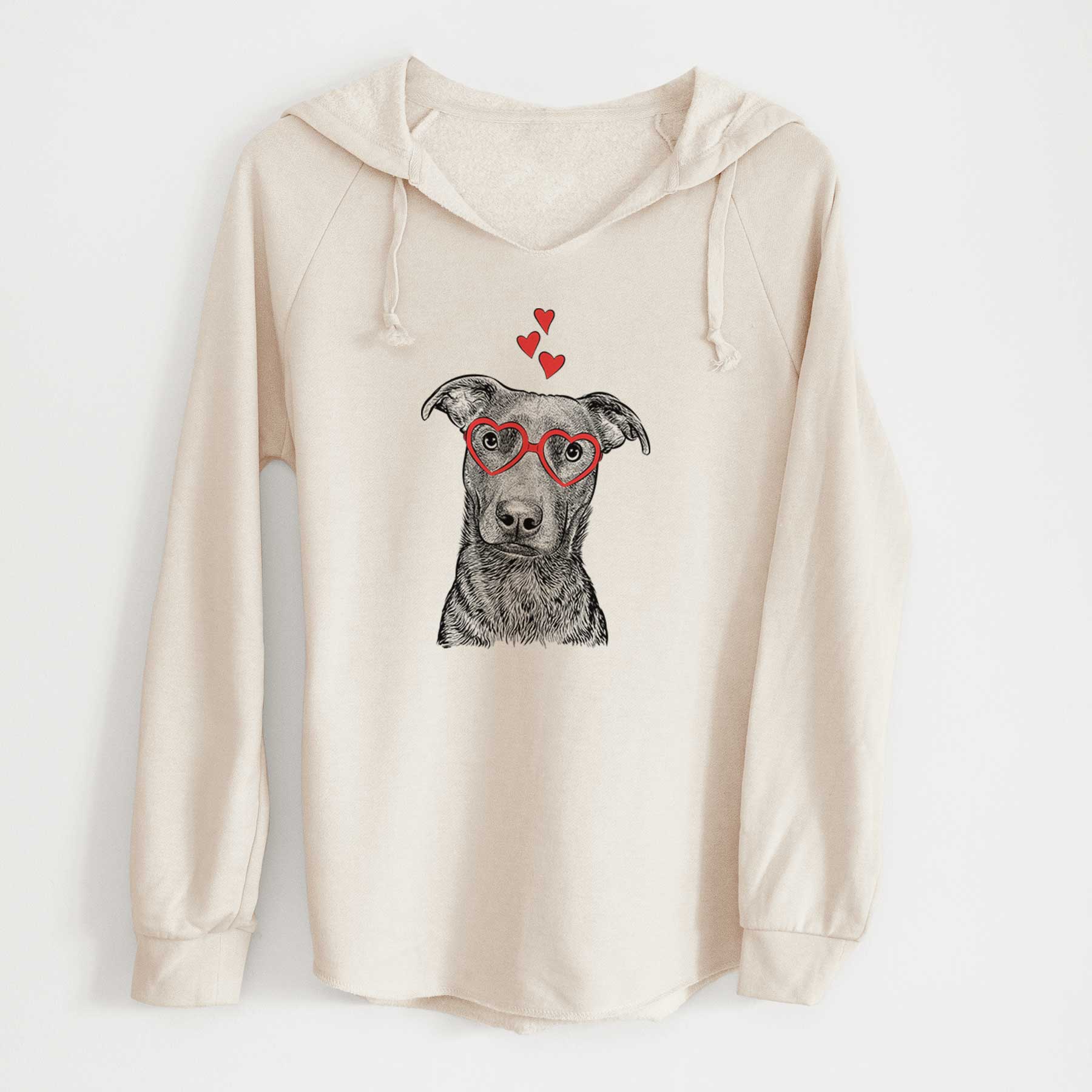 Valentine Embyr the Mixed Breed - Cali Wave Hooded Sweatshirt