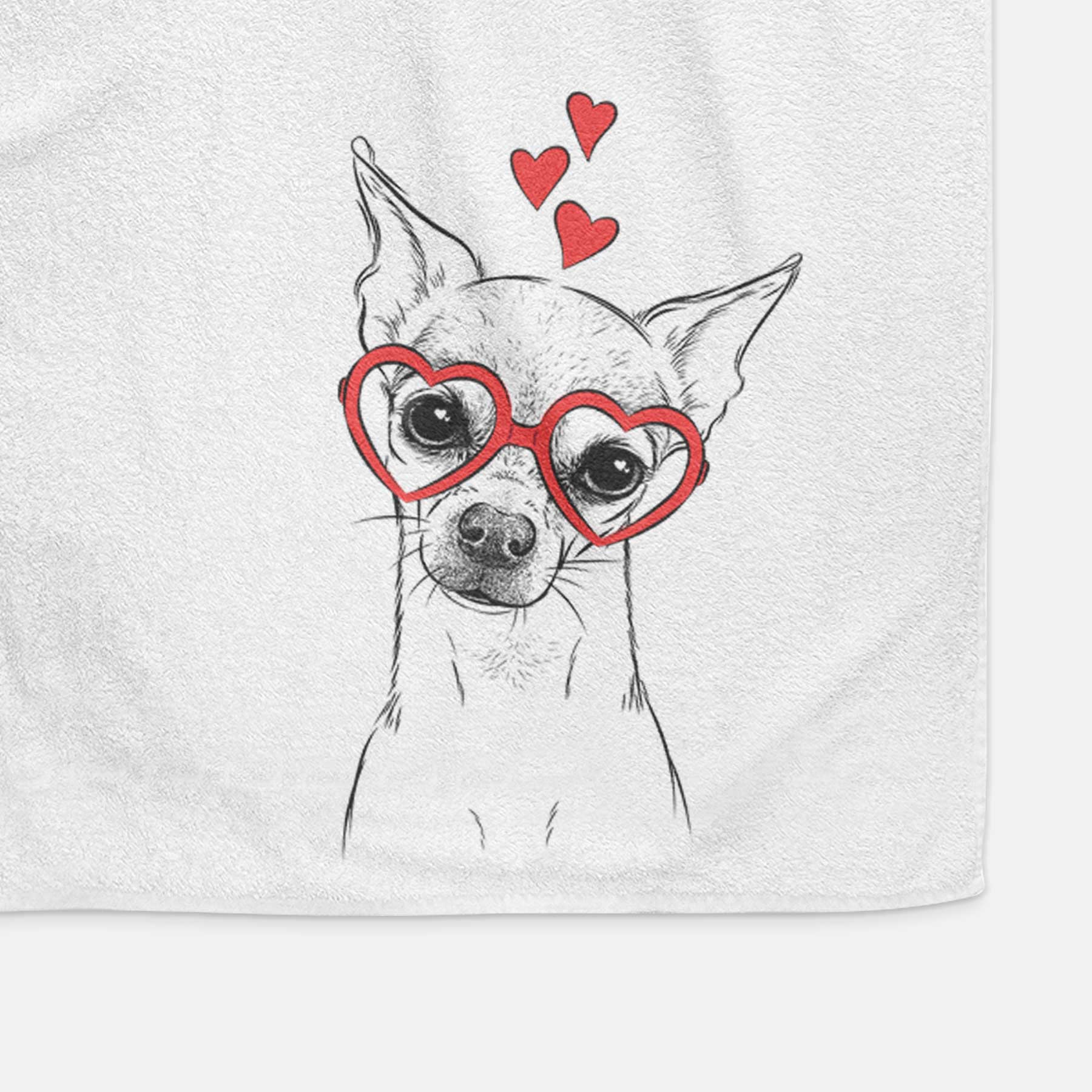 Emee the Chihuahua Decorative Hand Towel