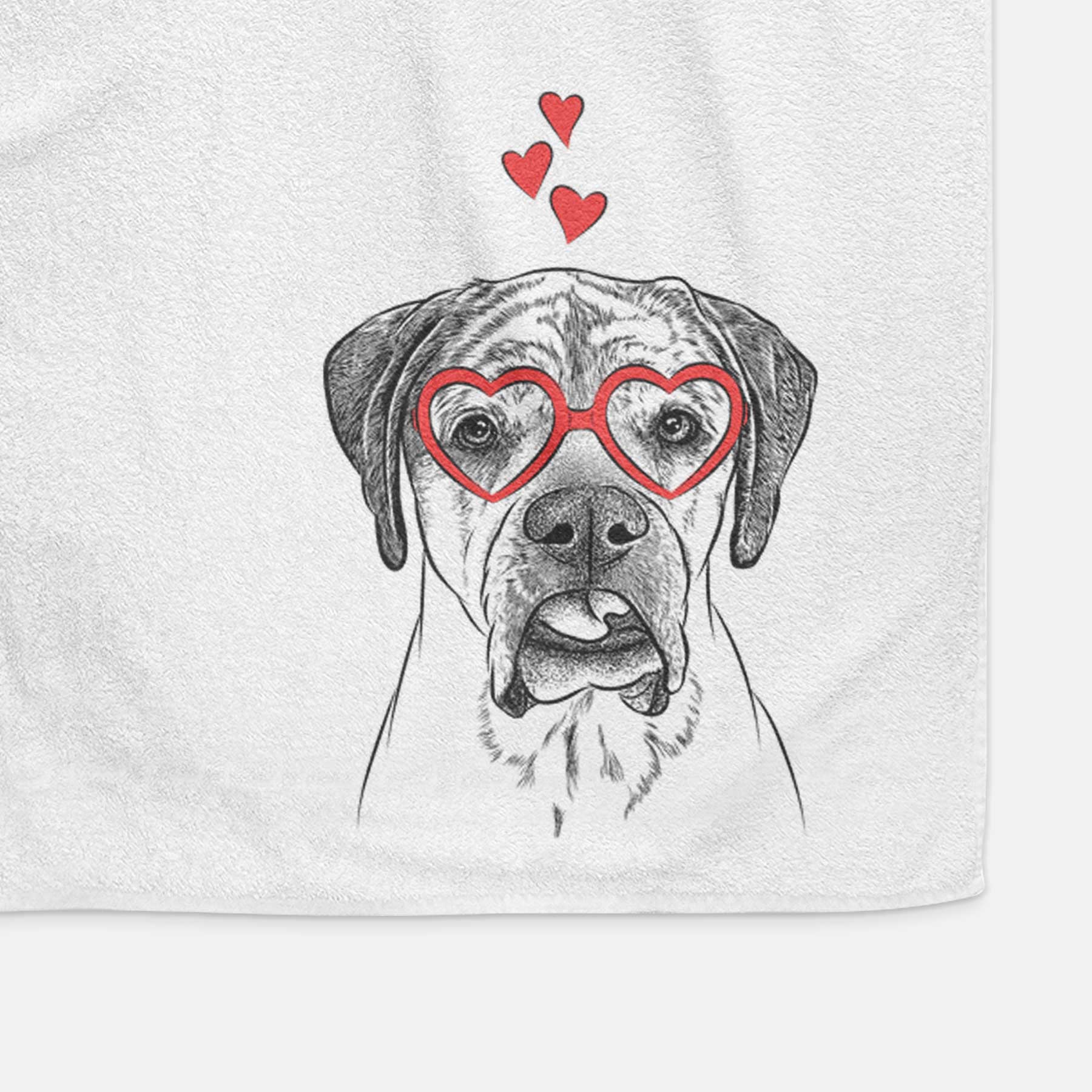 Emma the English Mastiff Decorative Hand Towel