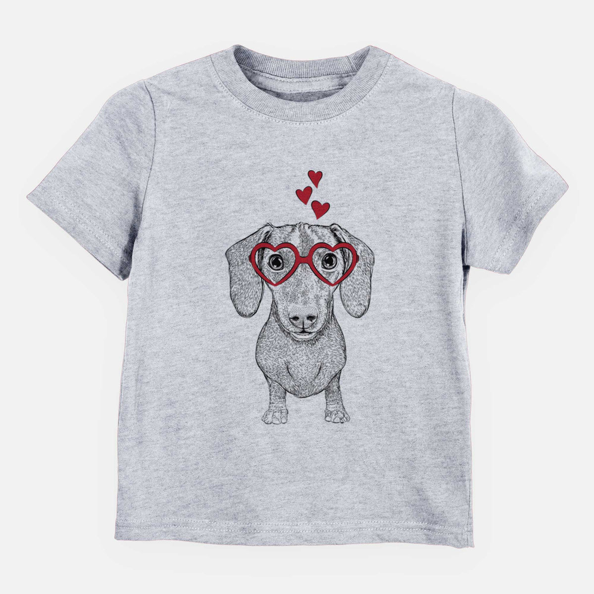 Valentine Ernie the Mini Dachshund - Kids/Youth/Toddler Shirt