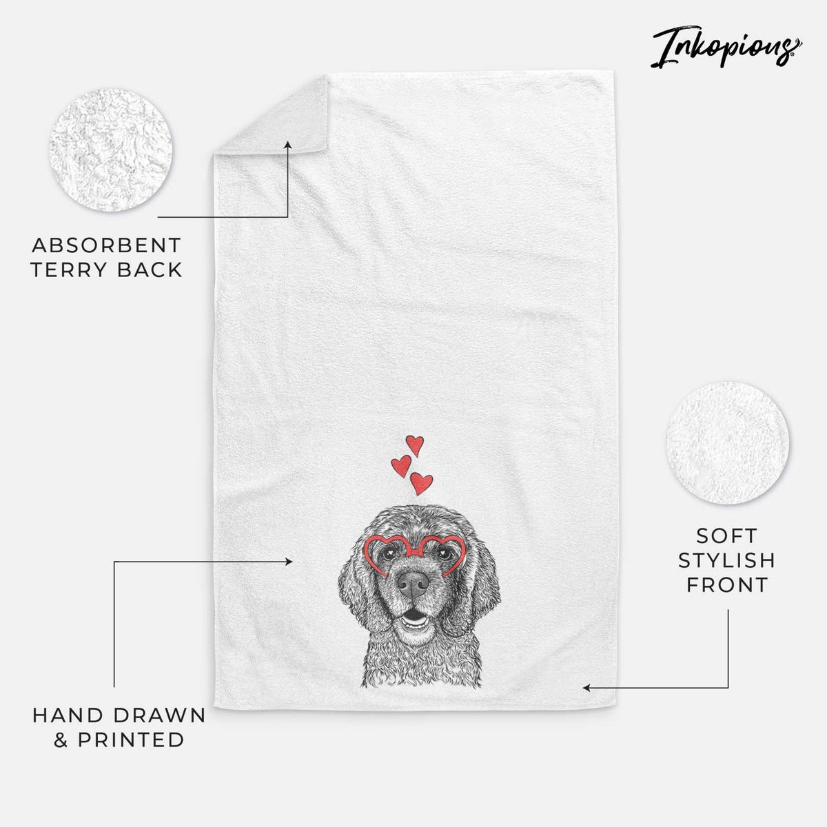 Fannie Mae the Cocker Spaniel Decorative Hand Towel