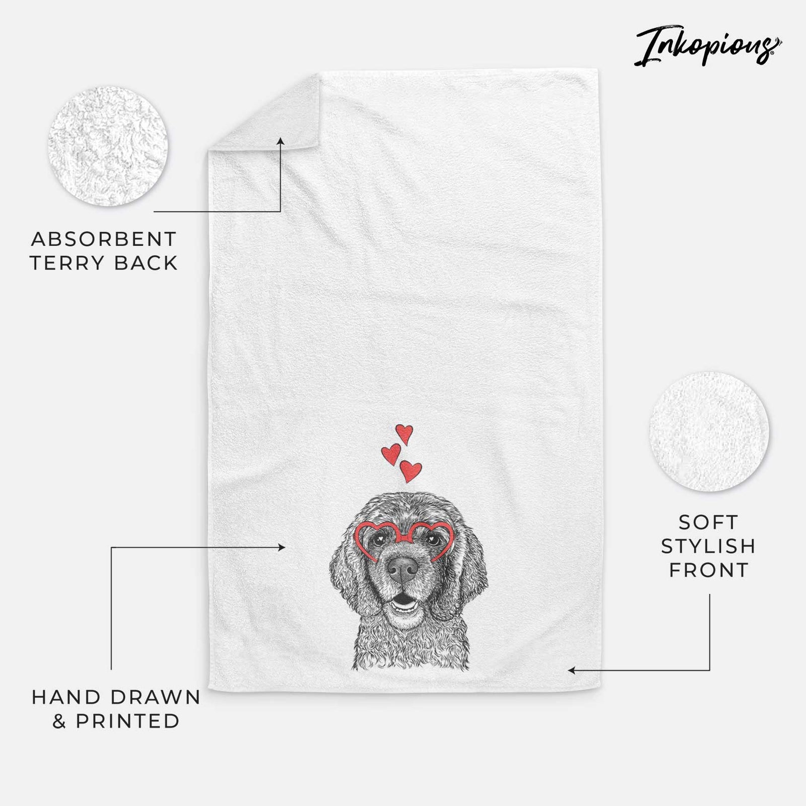 Fannie Mae the Cocker Spaniel Decorative Hand Towel