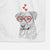 Feta the Mixed Breed Decorative Hand Towel