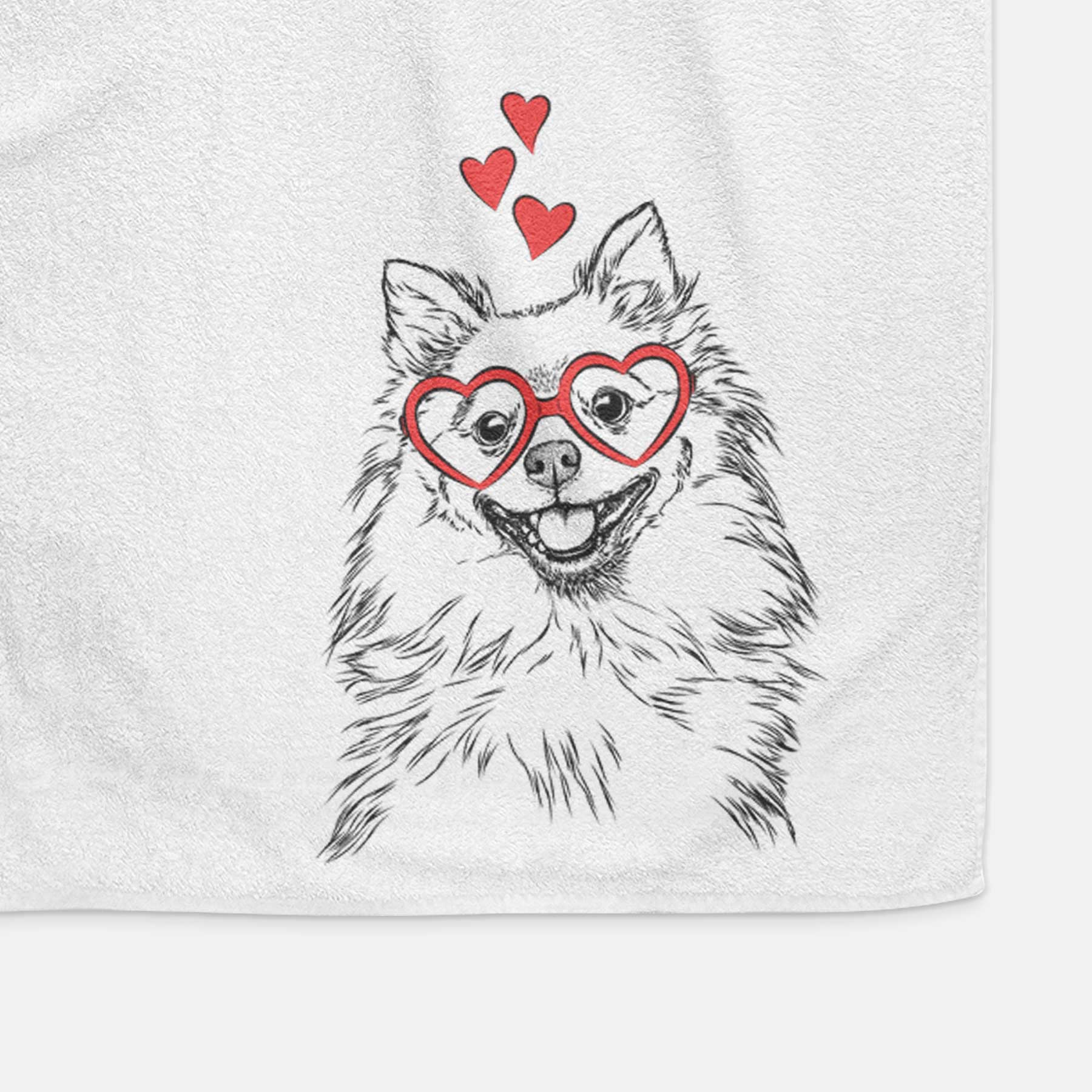 Fibi the Spitz Decorative Hand Towel