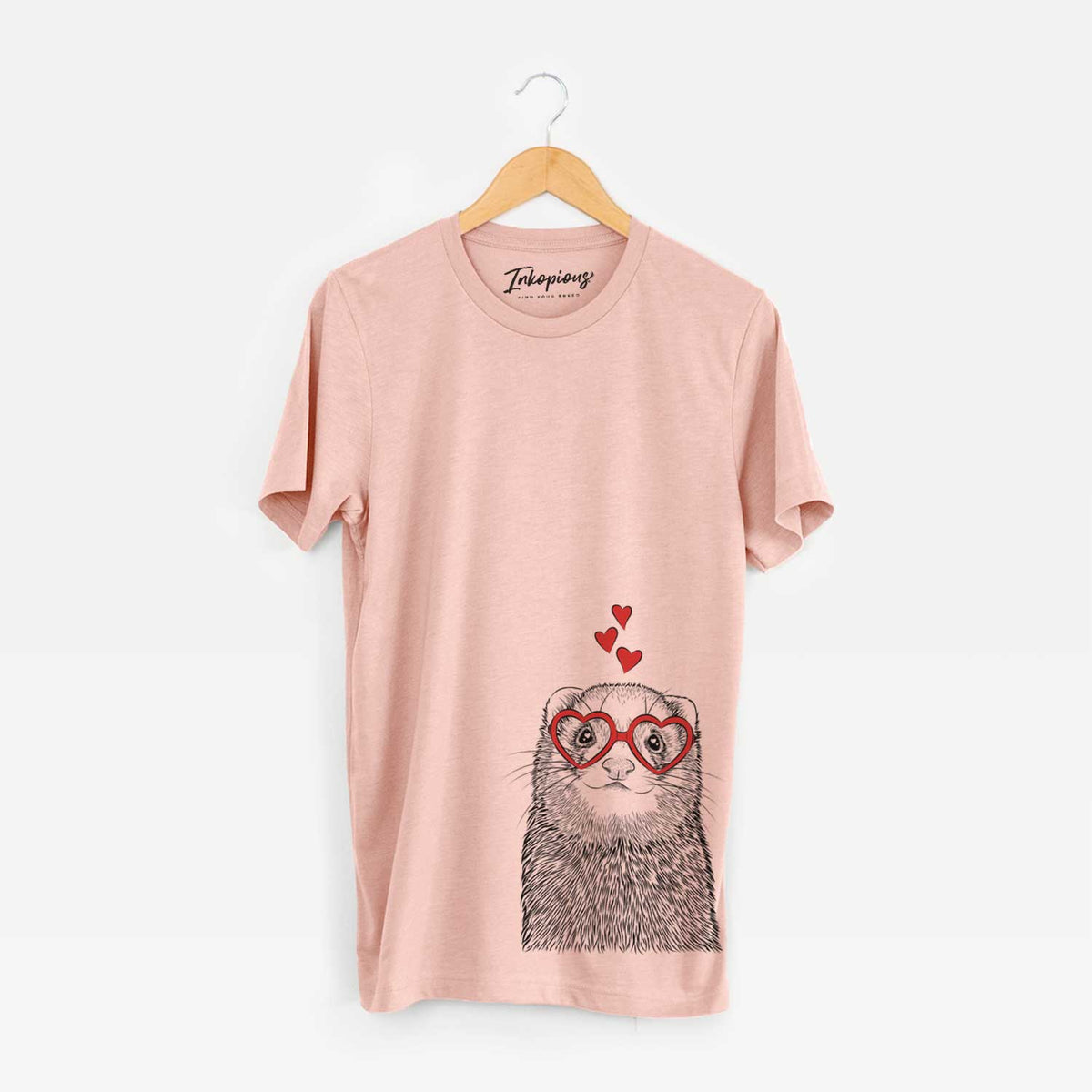 Valentine Fig the Ferret - Unisex Crewneck