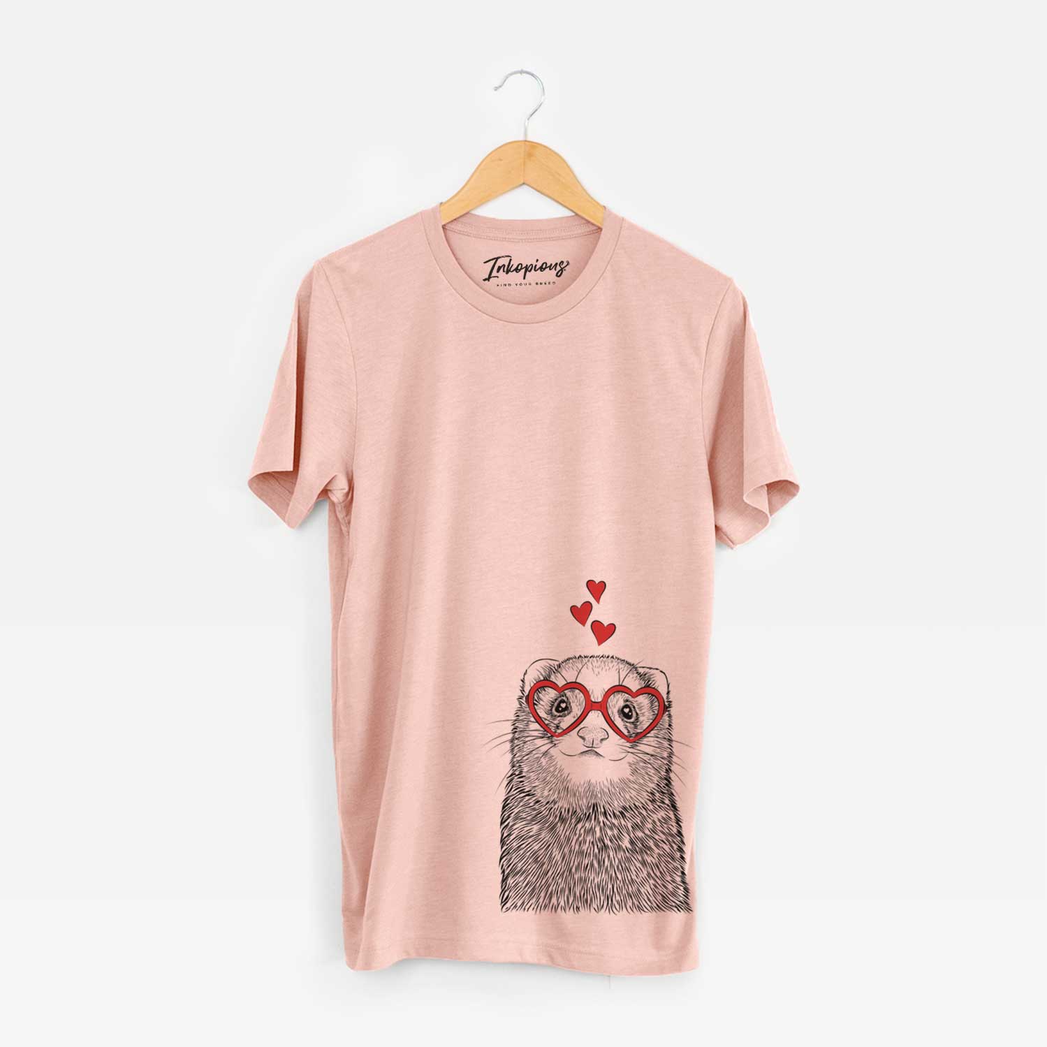 Valentine Fig the Ferret - Unisex Crewneck