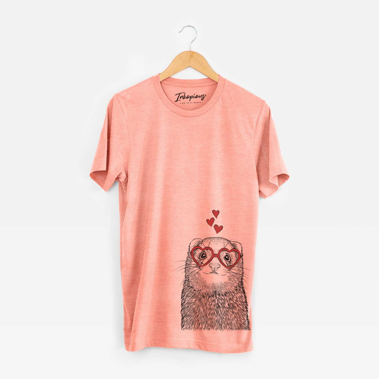 Valentine Fig the Ferret - Unisex Crewneck