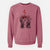 Valentine Fiji the Polish Lowland Sheepdog - Unisex Pigment Dyed Crew Sweatshirt