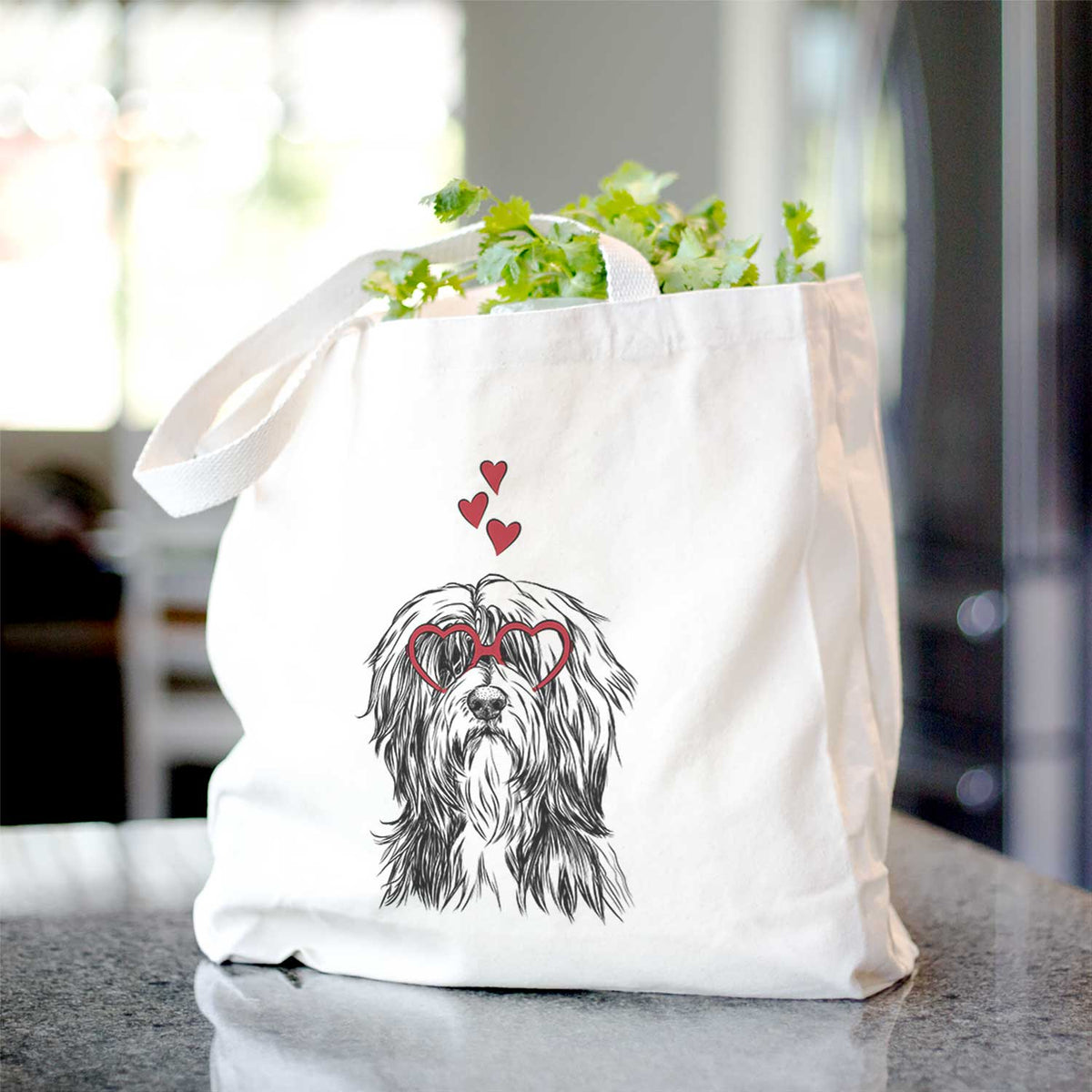 Fiji the Polish Lowland Sheepdog - Tote Bag