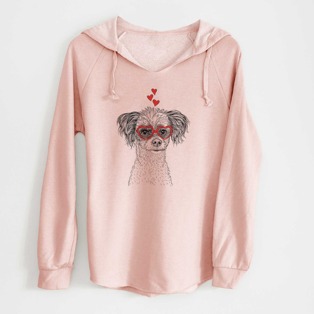 Valentine Finley the Papillon Mix - Cali Wave Hooded Sweatshirt