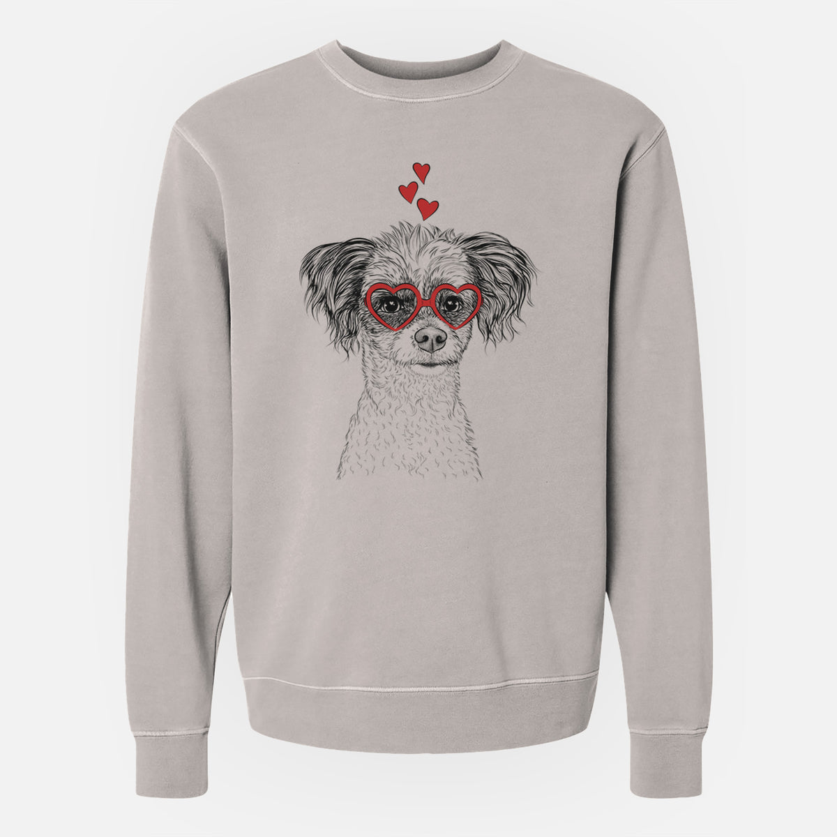 Valentine Finley the Papillon Mix - Unisex Pigment Dyed Crew Sweatshirt