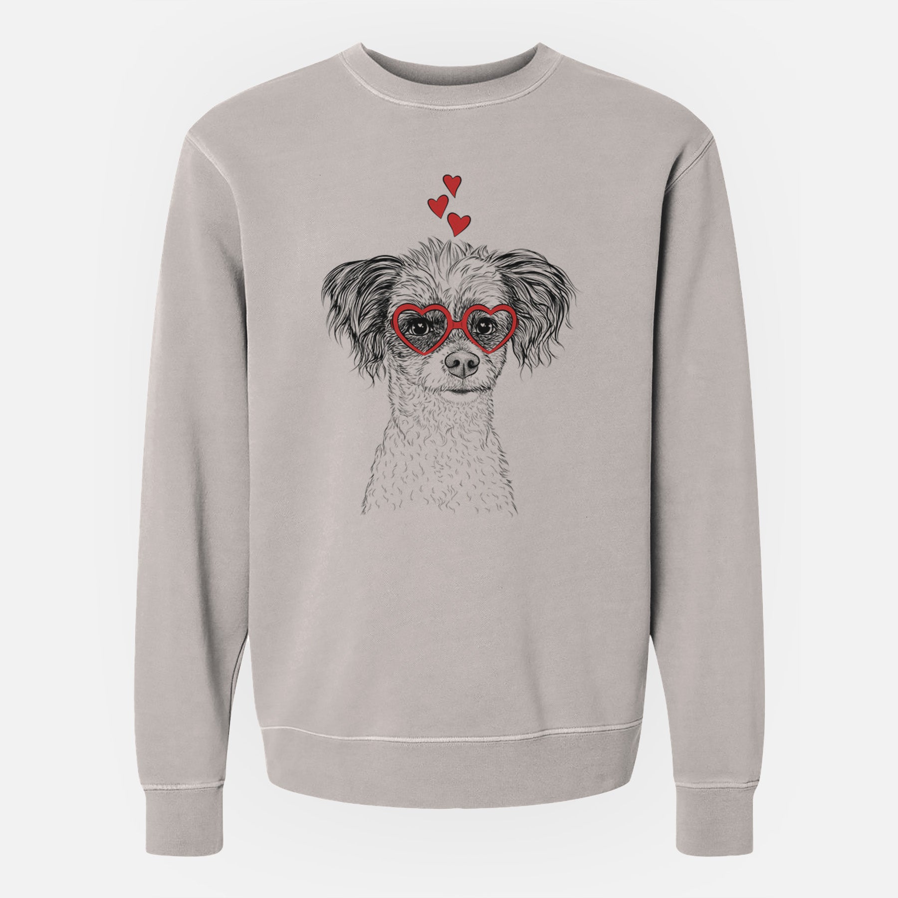 Valentine Finley the Papillon Mix - Unisex Pigment Dyed Crew Sweatshirt