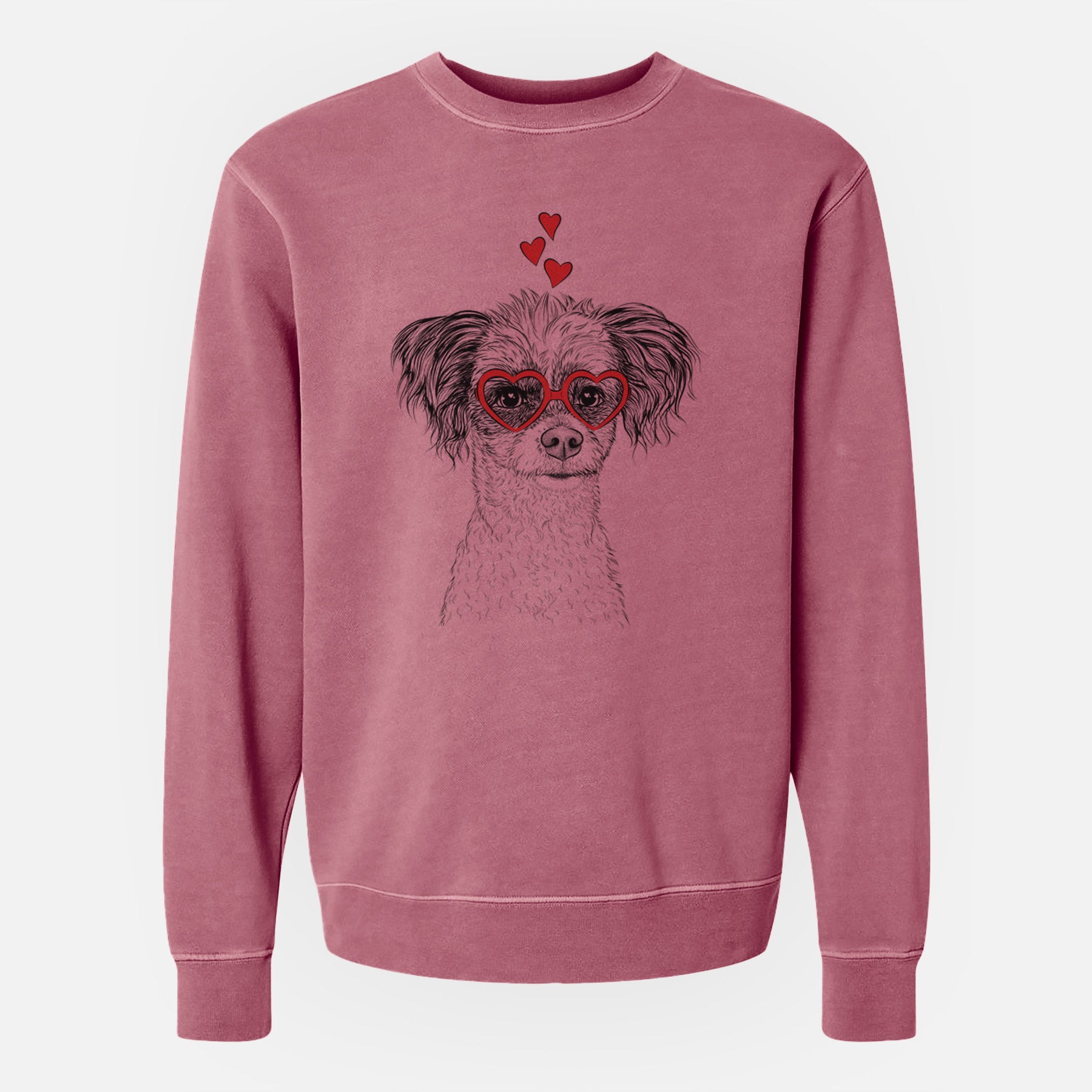 Valentine Finley the Papillon Mix - Unisex Pigment Dyed Crew Sweatshirt