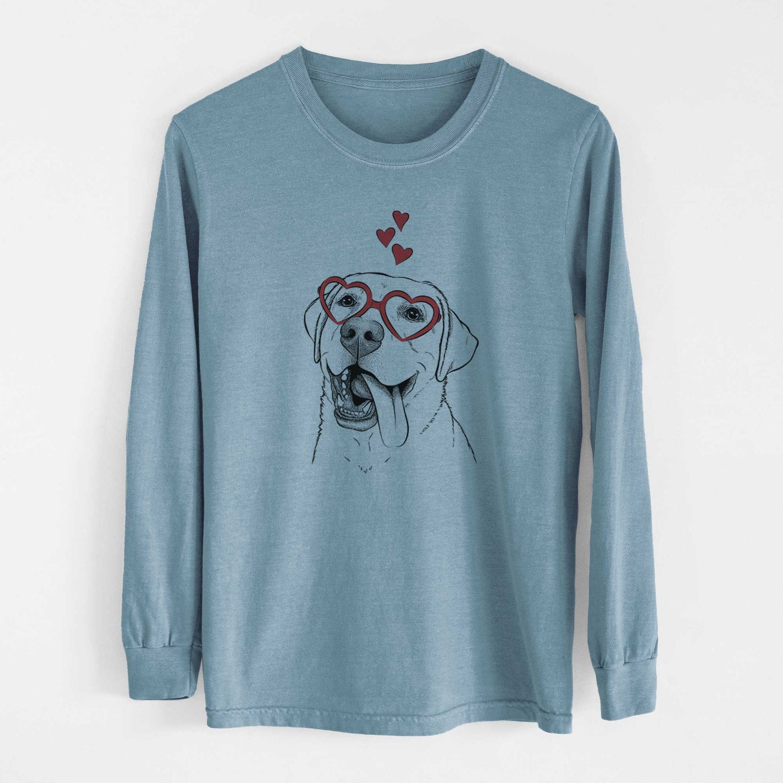 Valentine Finn the Labrador Retriever - Heavyweight 100% Cotton Long Sleeve