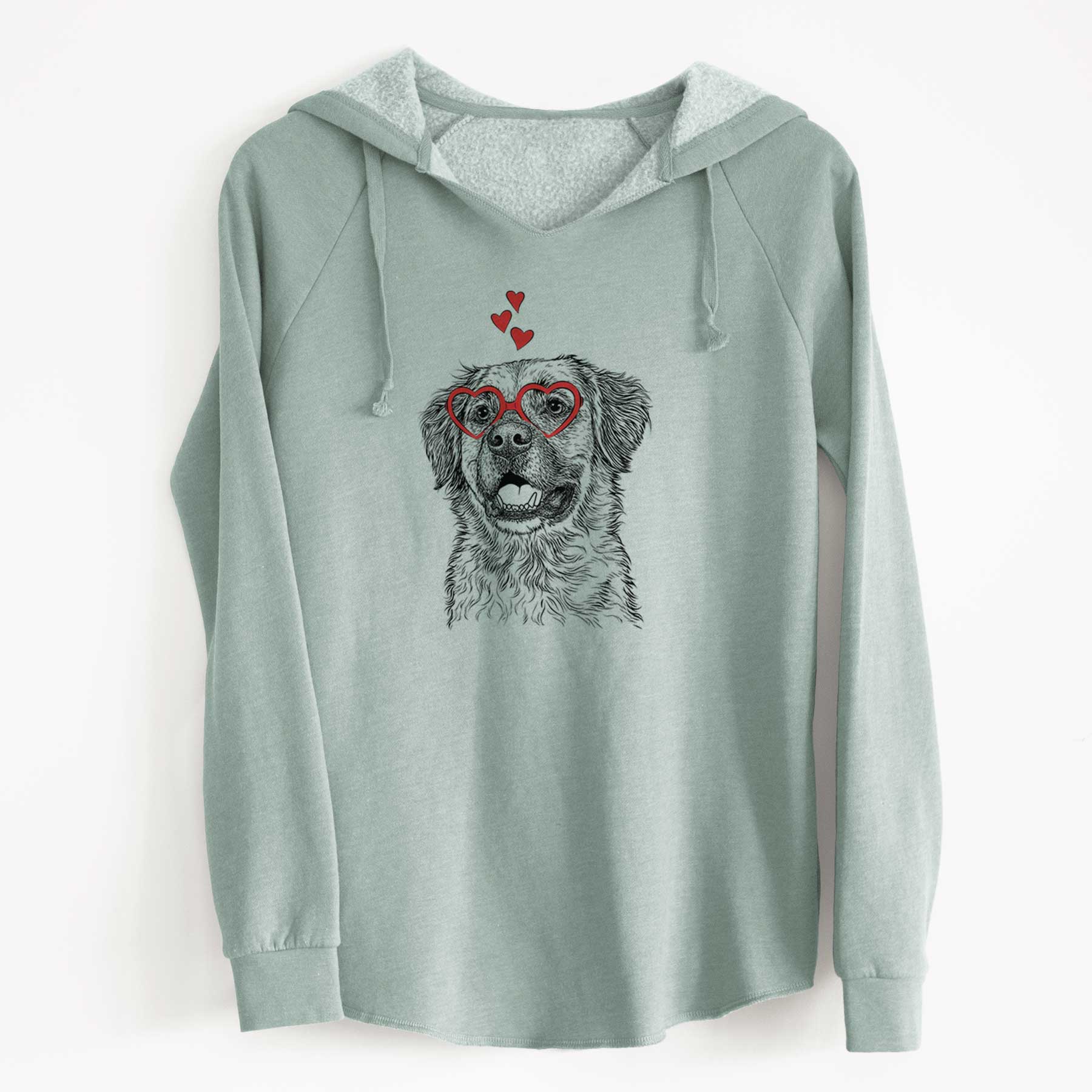 Valentine Finn the Mixed Breed - Cali Wave Hooded Sweatshirt