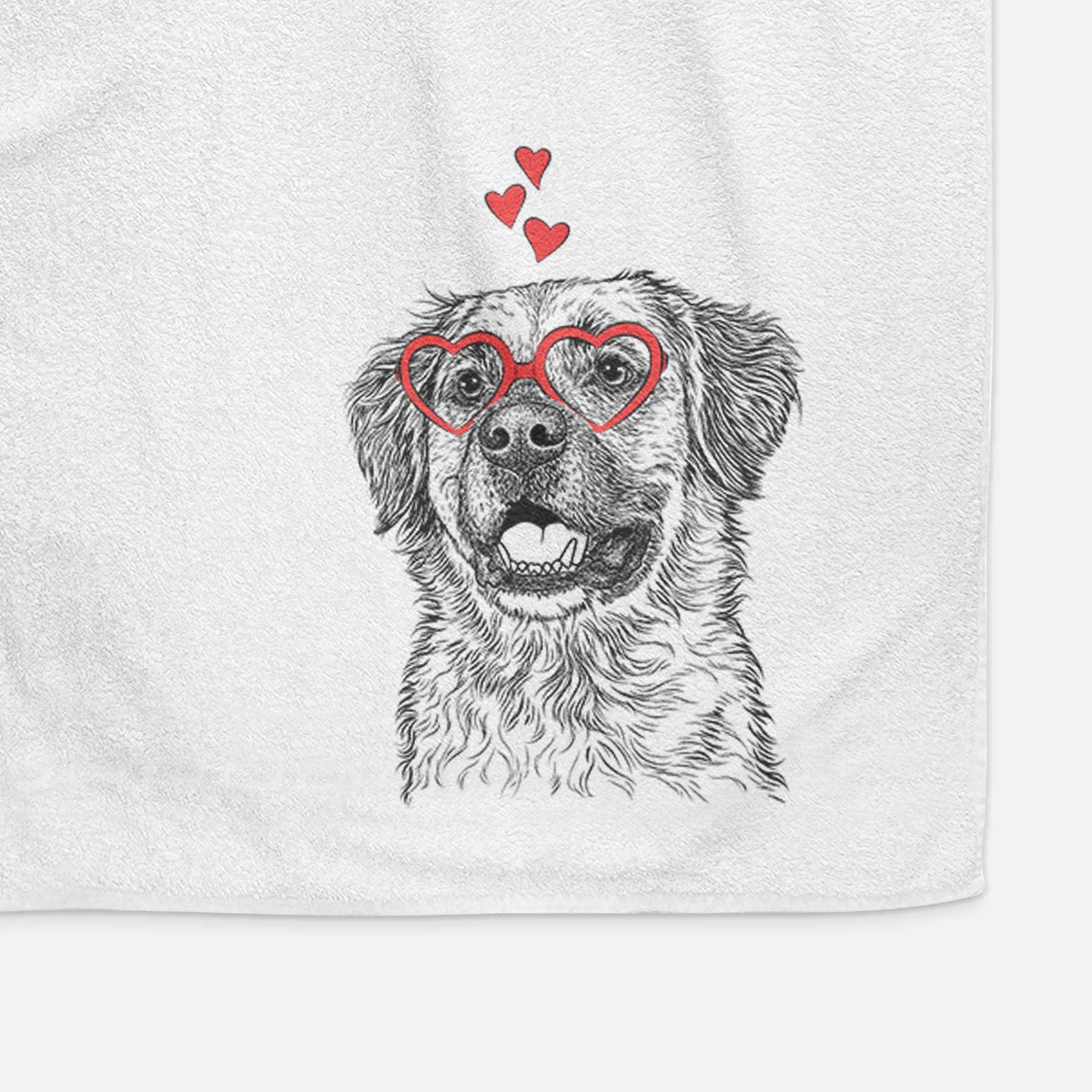 Finn the Mixed Breed Decorative Hand Towel