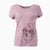 Valentine Fiona the Golden Retriever - Women's V-neck Shirt