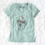 Valentine Fiona the Golden Retriever - Women's V-neck Shirt