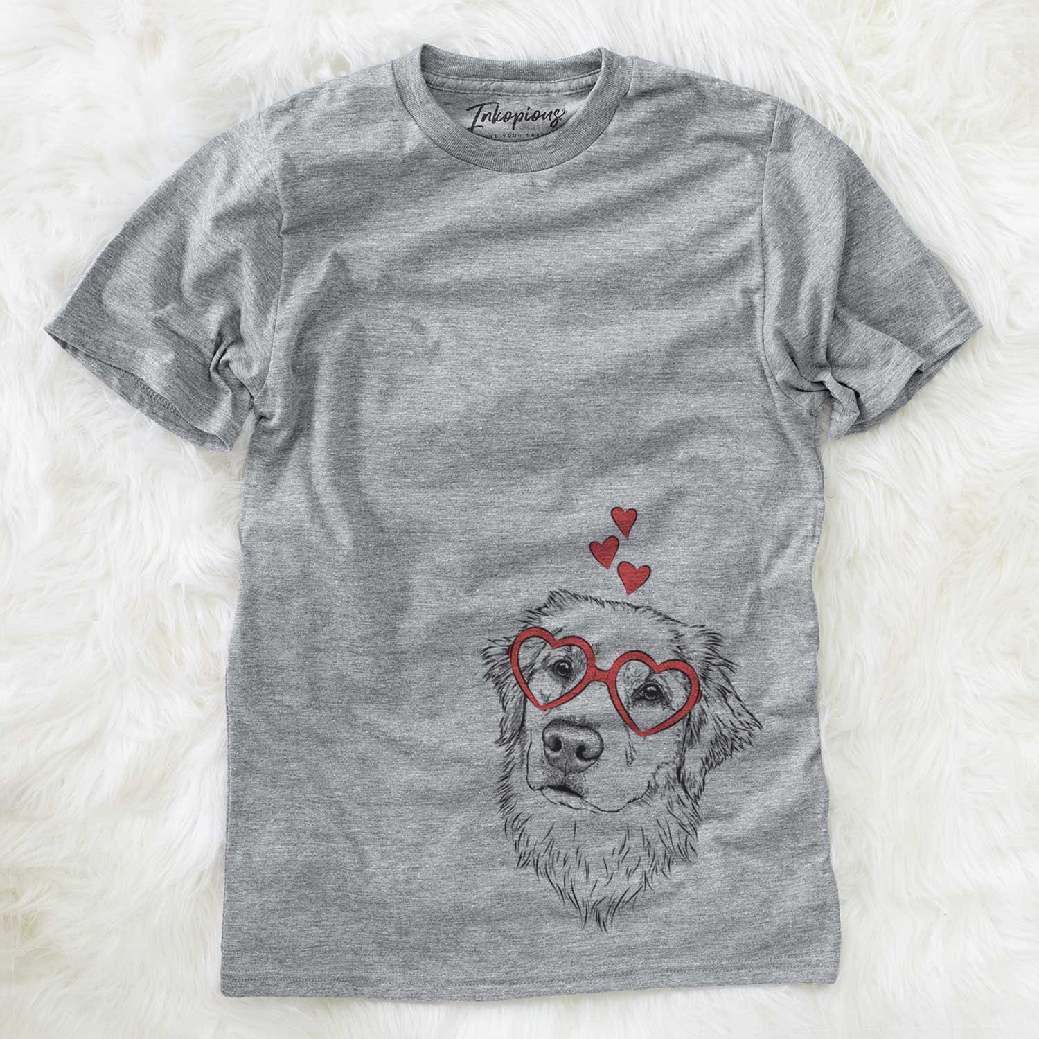 Valentine Fiona the Golden Retriever - Unisex Crewneck