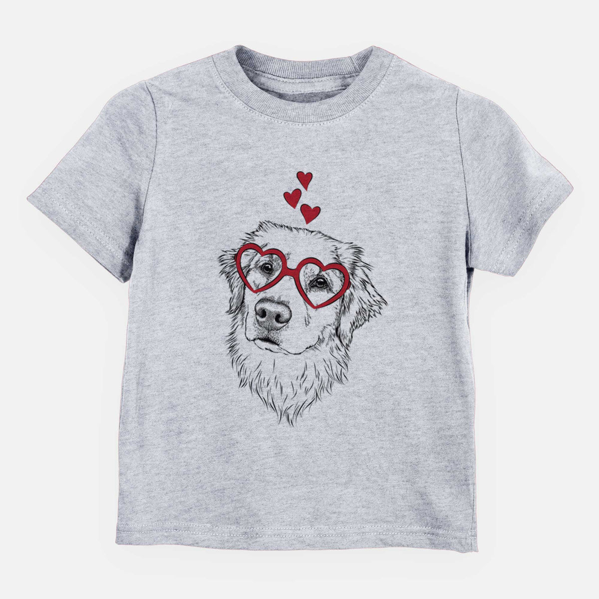 Valentine Fiona the Golden Retriever - Kids/Youth/Toddler Shirt