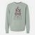 Valentine Flower the Rex Rabbit - Unisex Pigment Dyed Crew Sweatshirt