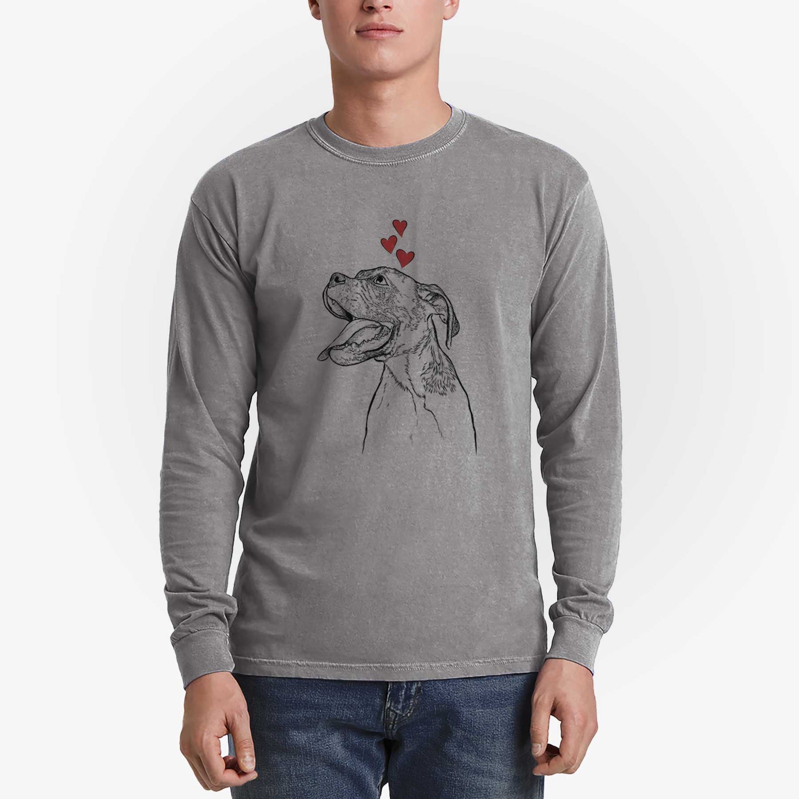 Valentine Floyd the Boxer - Heavyweight 100% Cotton Long Sleeve