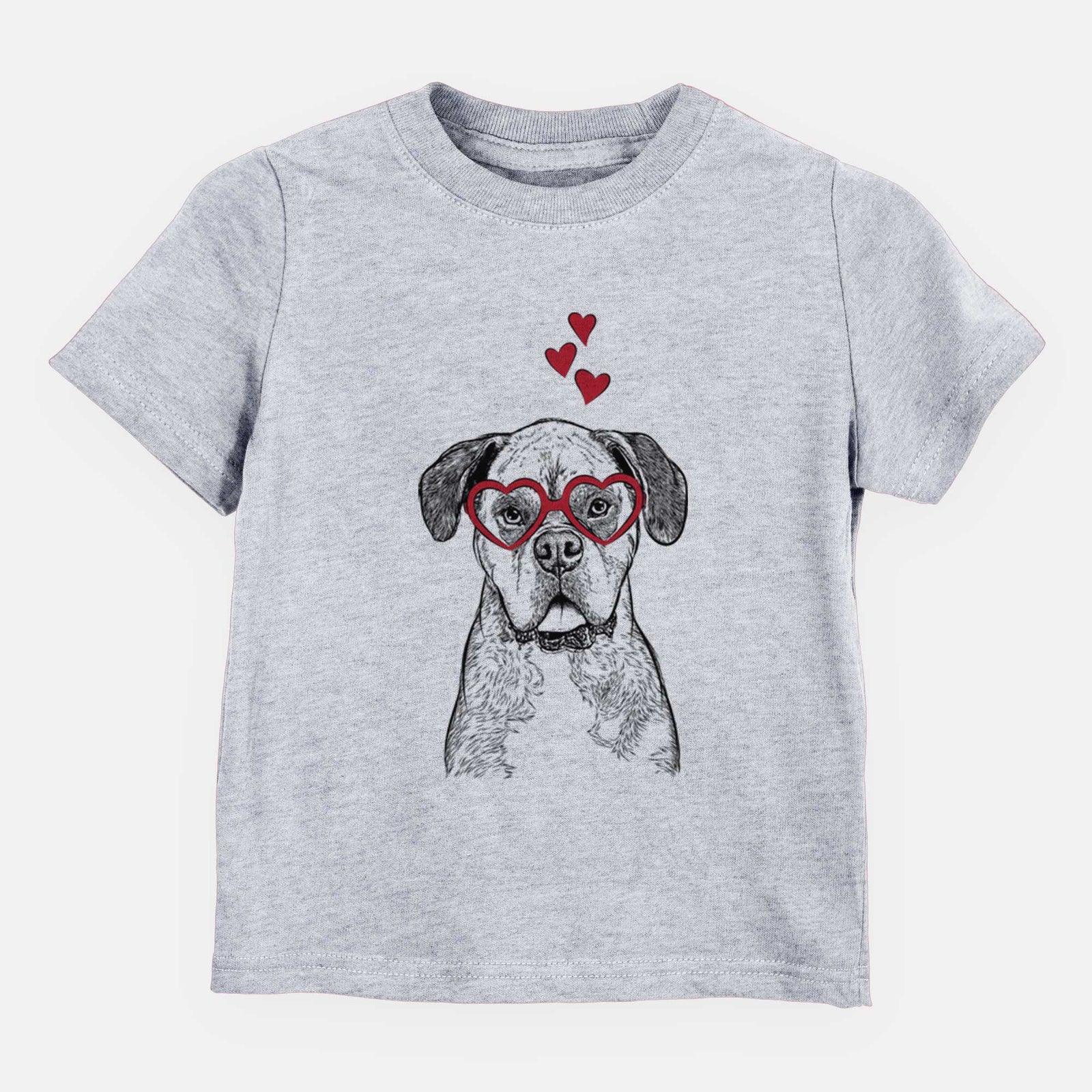 Valentine Floydie Bear the Boxer - Kids/Youth/Toddler Shirt