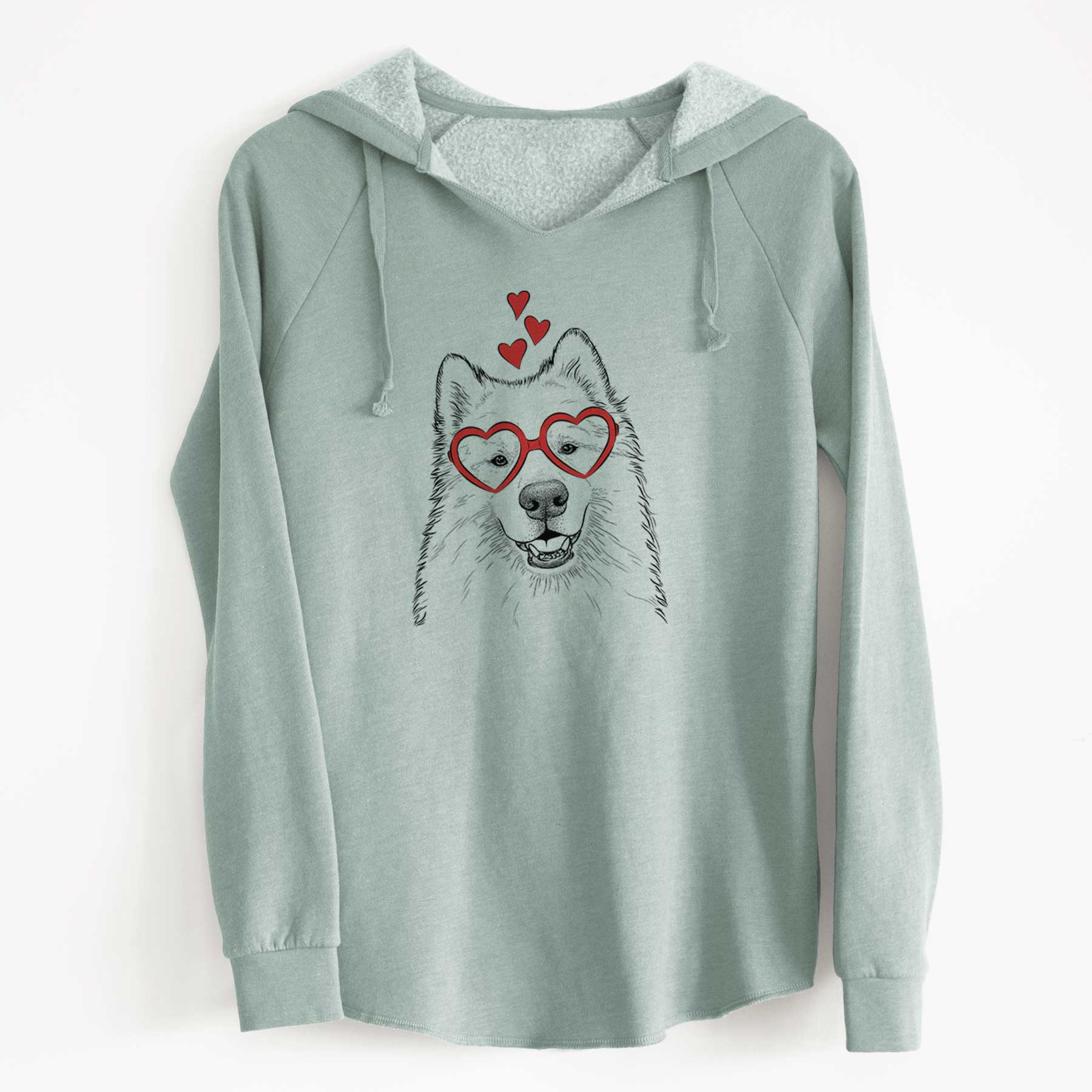 Valentine Foster the Samoyed - Cali Wave Hooded Sweatshirt