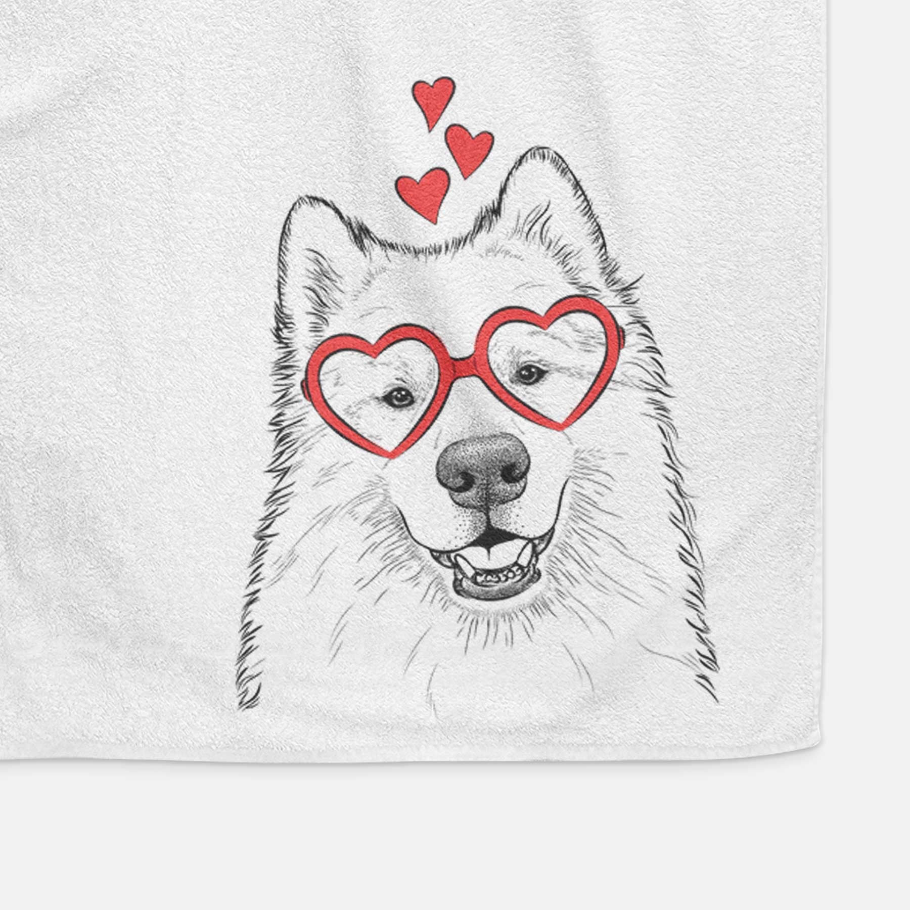 Foster the Samoyed Decorative Hand Towel