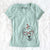 Valentine Foster the Samoyed - Women's V-neck Shirt