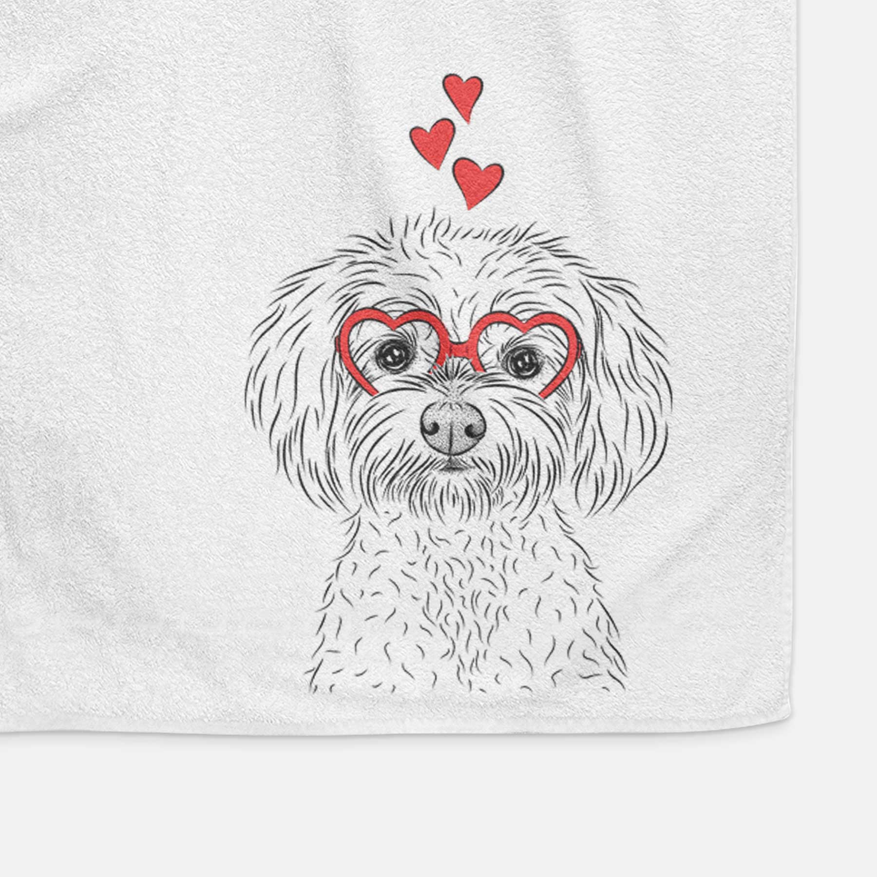 Francesca the Maltipoo Decorative Hand Towel