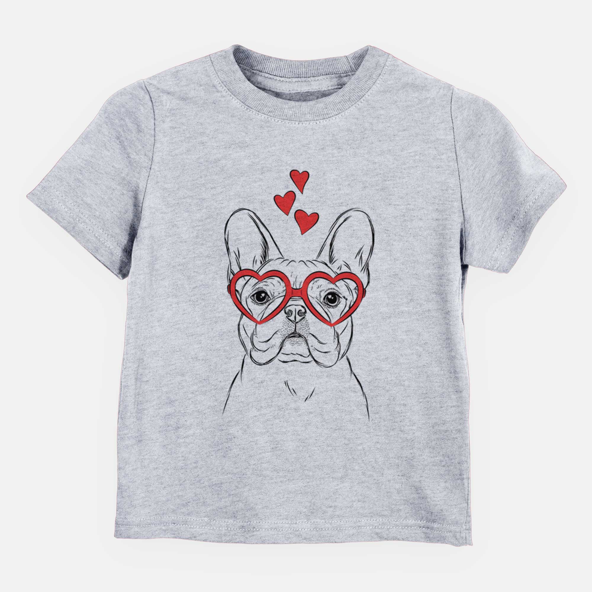 Valentine Franco the French Bulldog - Kids/Youth/Toddler Shirt