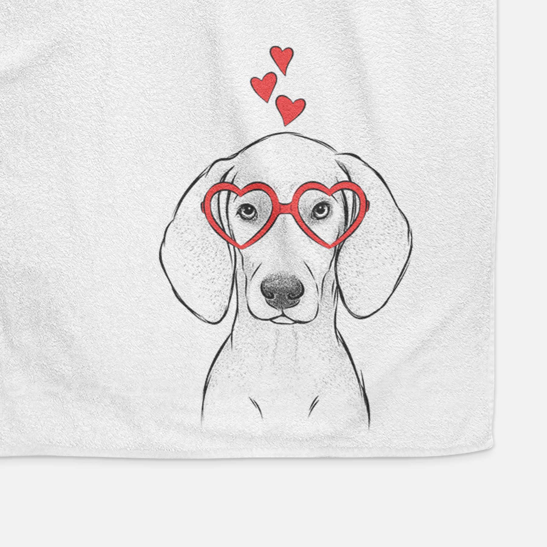 Frejya the Weimaraner Decorative Hand Towel