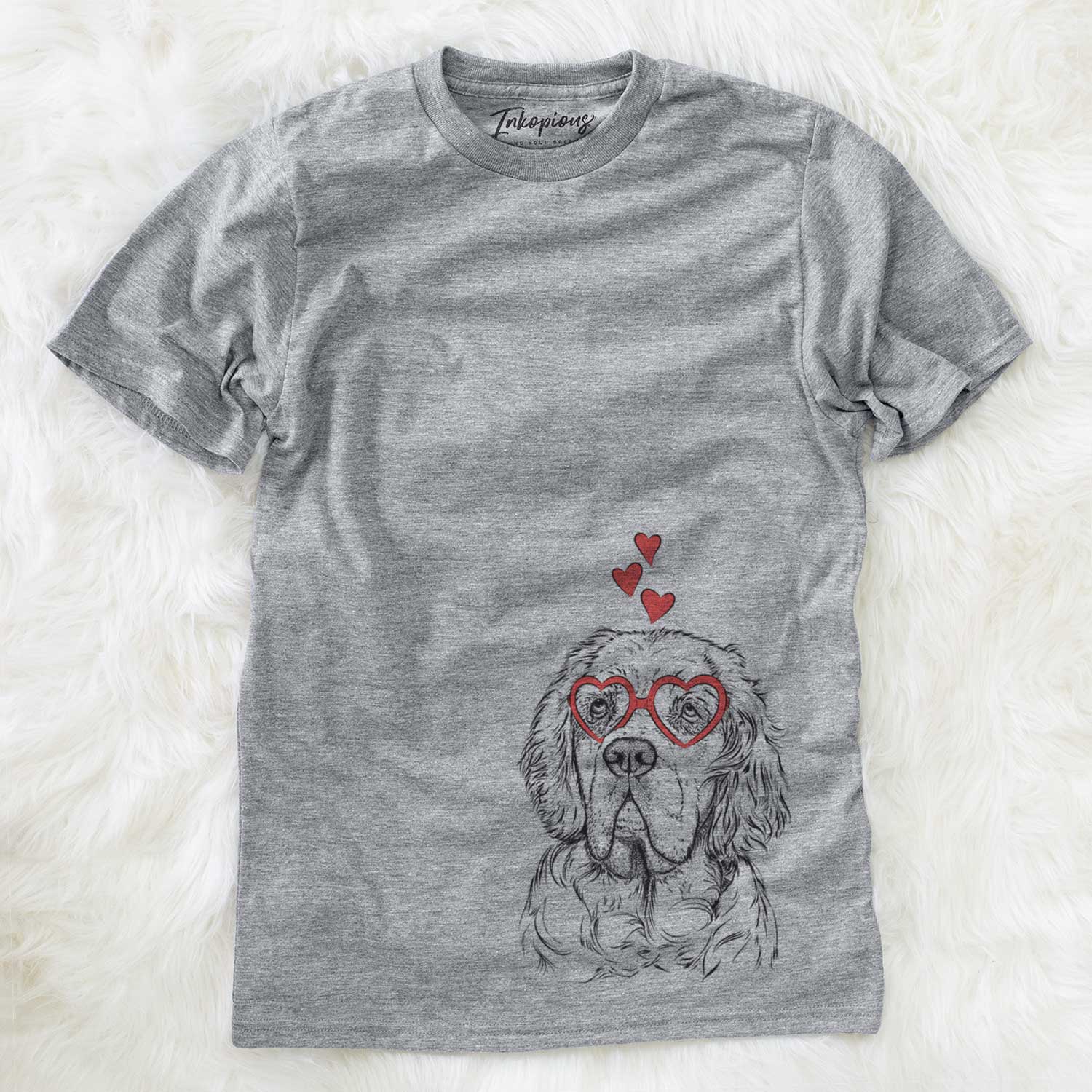Valentine Gary the Clumber Spaniel - Unisex Crewneck