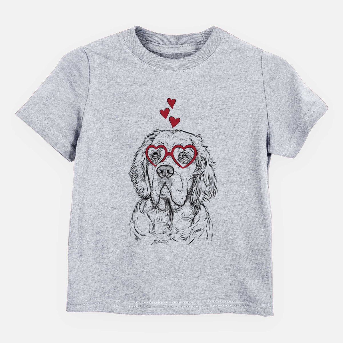 Valentine Gary the Clumber Spaniel - Kids/Youth/Toddler Shirt