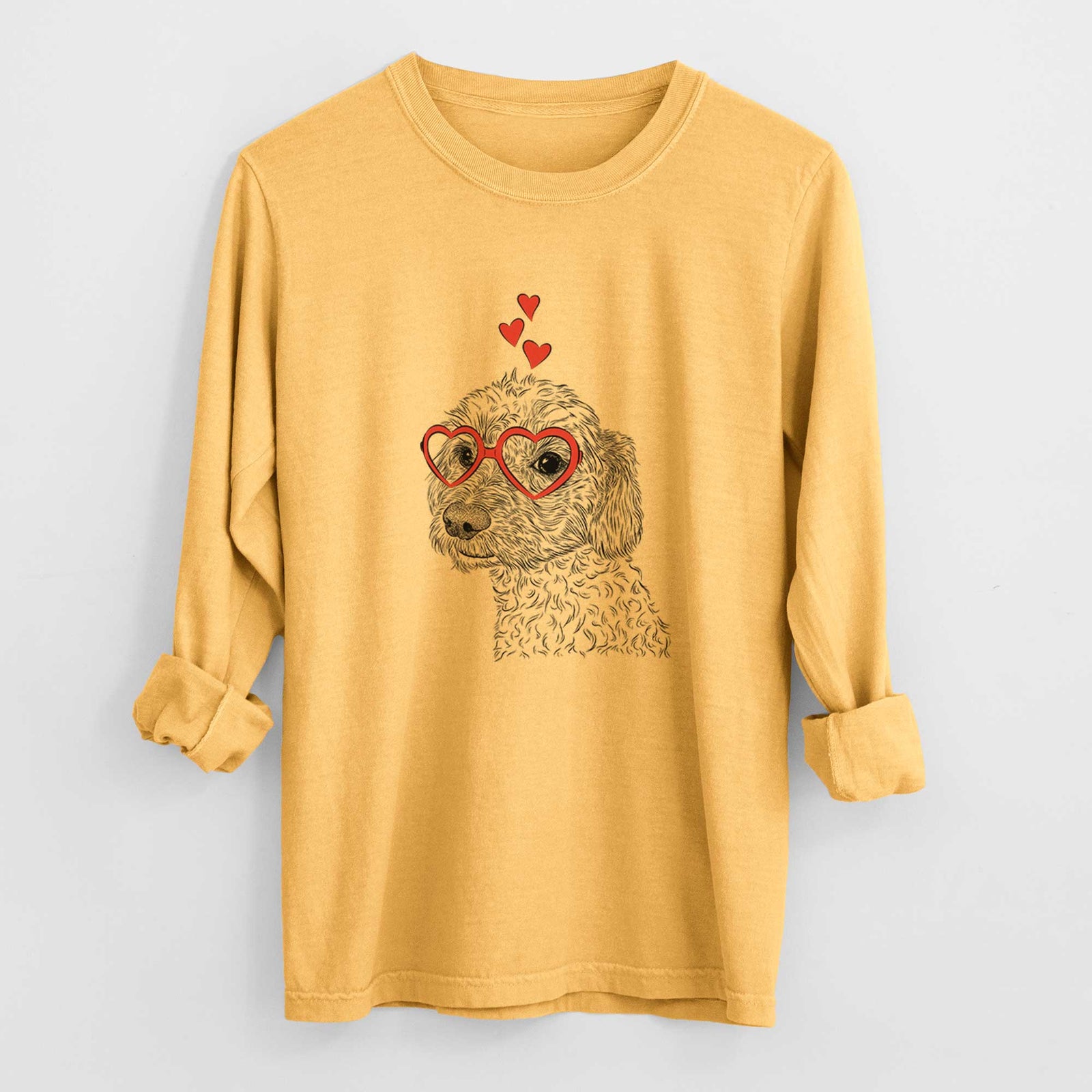 Valentine Georgie Boy the Mixed Breed - Heavyweight 100% Cotton Long Sleeve
