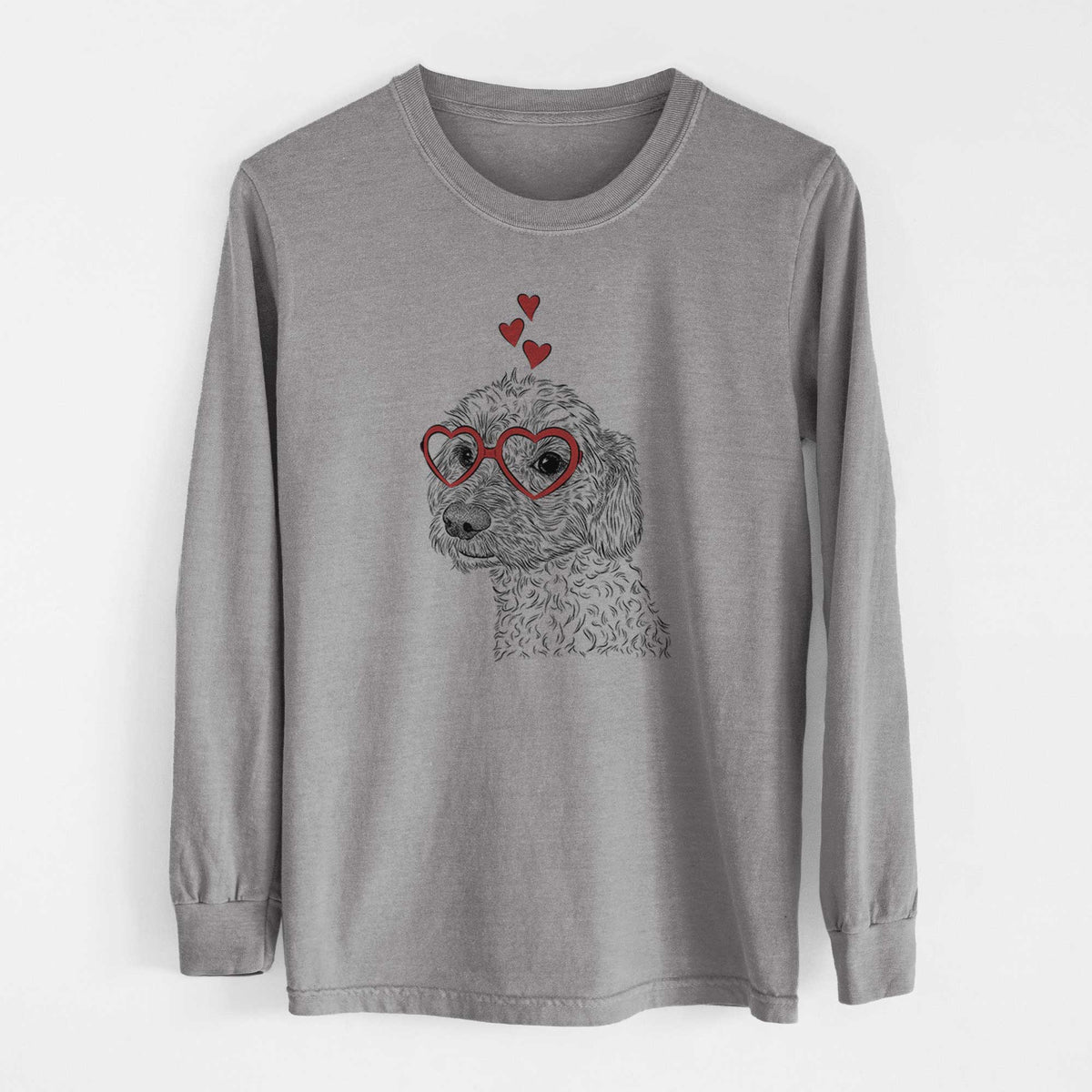 Valentine Georgie Boy the Mixed Breed - Heavyweight 100% Cotton Long Sleeve
