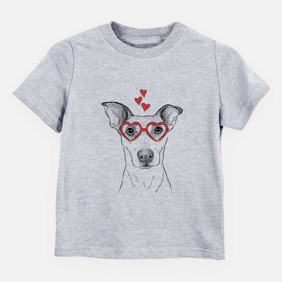 Valentine Georgie Rat the Terrier Mix - Kids/Youth/Toddler Shirt